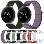 Cinturino in tessuto di nylon, For Google Pixel Watch 4 / 3 / 2 / 1 41mm
