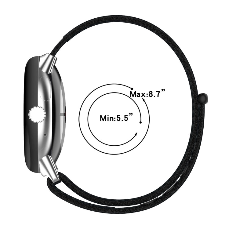 Cinturino in tessuto di nylon, For Google Pixel Watch 4 / 3 / 2 / 1 41mm