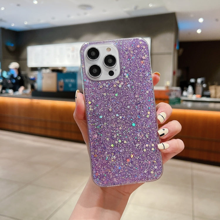 Custodia per telefono in TPU epossidico con paillettes glitterate, For iPhone 14 Pro Max, For iPhone 14 Plus, For iPhone 14 Pro
