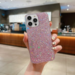 Custodia per telefono in TPU epossidico con paillettes glitterate, For iPhone 14, For iPhone 13 Pro Max, For iPhone 13 Pro