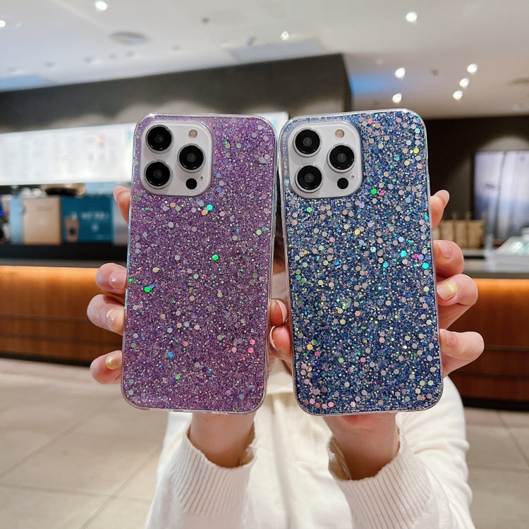 Custodia per telefono in TPU epossidico con paillettes glitterate, For iPhone 13, For iPhone 13 mini, For iPhone 12 Pro Max