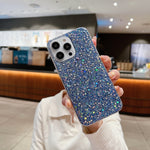 Custodia per telefono in TPU epossidico con paillettes glitterate, For iPhone 13, For iPhone 13 mini, For iPhone 12 Pro Max