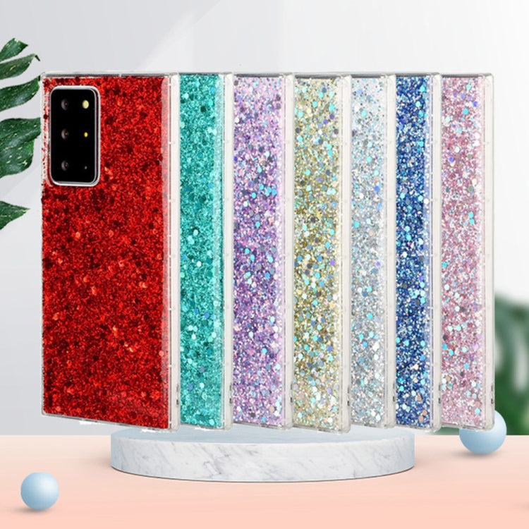 Custodia per telefono in TPU epossidico con paillettes glitterate, For Samsung Galaxy S20, For Samsung Galaxy S20+, For Samsung Galaxy S20 Ultra