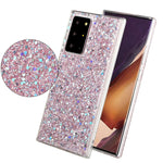 Custodia per telefono in TPU epossidico con paillettes glitterate, For Samsung Galaxy A71 4G, For Samsung Galaxy A12, For Samsung Galaxy A42 5G