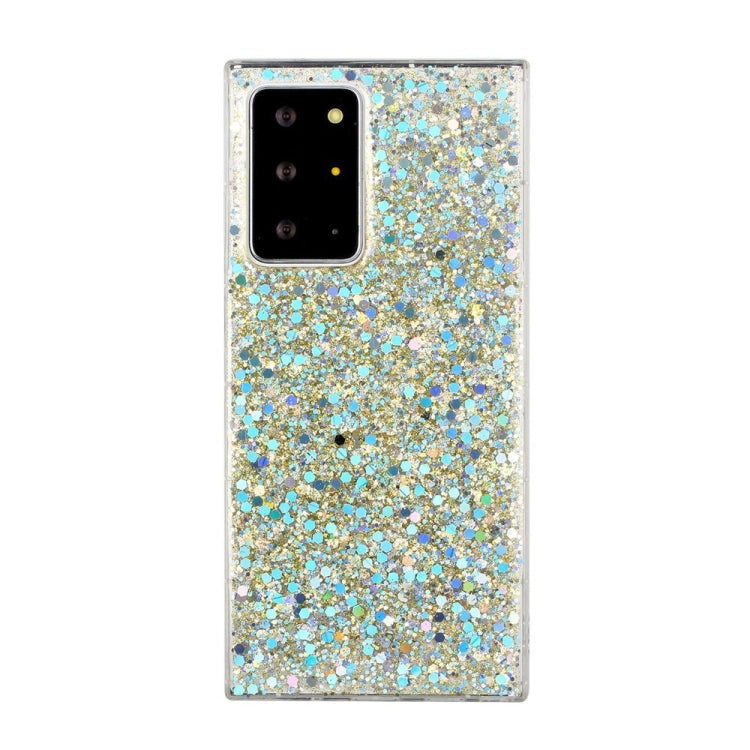 Custodia per telefono in TPU epossidico con paillettes glitterate, For Samsung Galaxy S21  5G, For Samsung Galaxy S21+ 5G, For Samsung Galaxy S21 Ultra 5G