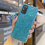 Custodia per telefono in TPU epossidico con paillettes glitterate, For Samsung Galaxy A03s EU Edition, For Samsung Galaxy S22 5G, For Samsung Galaxy S22+ 5G