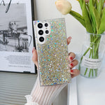Custodia per telefono in TPU epossidico con paillettes glitterate, For Samsung Galaxy S22 Ultra 5G, For Samsung Galaxy A23, For Samsung Galaxy A13 5G