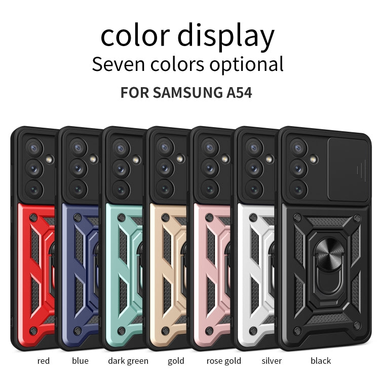 Per Samsung Galaxy A54 5G Cover per fotocamera scorrevole Design Custodia per telefono TPU + PC, For Samsung Galaxy A54 5G
