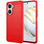 Per Huawei Nova 10 SE 4G Custodia per telefono TPU in fibra di carbonio con trama spazzolata, For Huawei Nova 10 SE 4G