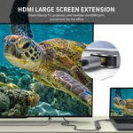 ENKAY Hat-Prince 5 in 1 Type-C Hub 4K Convertitore HDMI Docking Station Adattatore USB 3.0, USB3.0+HDMI