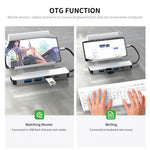 ENKAY Hat-Prince 5 in 1 Type-C Hub 4K Convertitore HDMI Docking Station Adattatore USB 3.0, USB3.0+HDMI