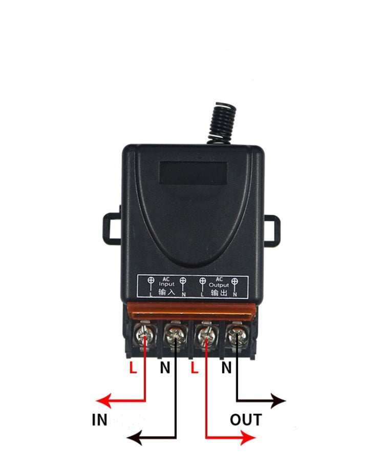 Interruttore di controllo remoto wireless per controllo sollevatore industriale universale ad alta potenza a canale CA 220 V 30 A