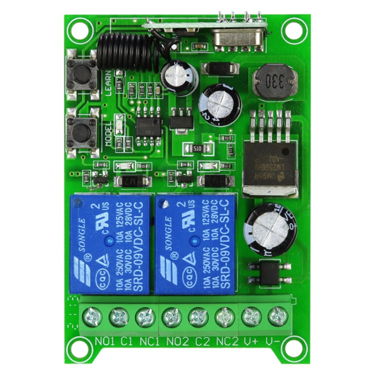 Ricevitore relè telecomando wireless RF DC 12-36V