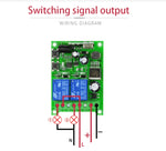 Ricevitore relè telecomando wireless RF DC 12-36V