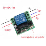 Ricevitore relè wireless RF 12V 10A 1 canale