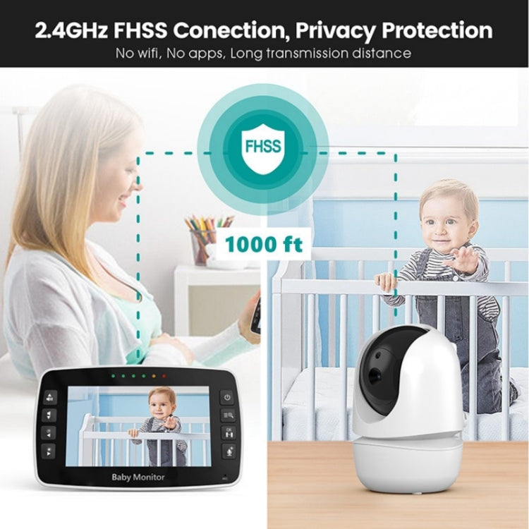 Videocamera per baby monitor con display 4,3" e visione notturna