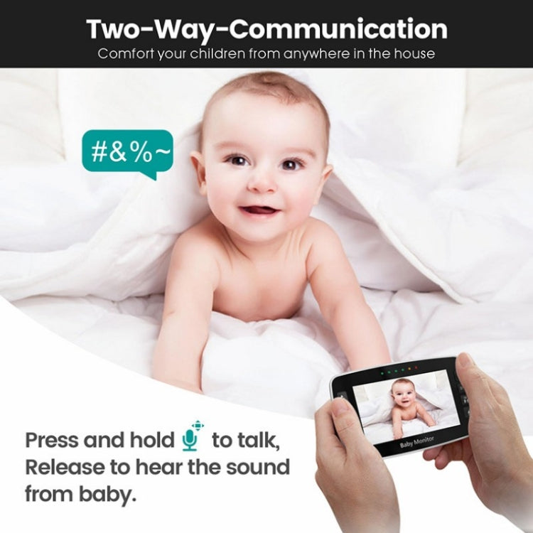 Videocamera per baby monitor con display 4,3" e visione notturna