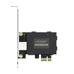 EDUP EP-9635C Scheda di rete cablata per giochi Gigabit da 2,5 Gbps Adattatore di rete Ethernet adattivo per espansione porta Internet ad alta velocità da 2500 M