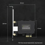EDUP EP-9635C Scheda di rete cablata per giochi Gigabit da 2,5 Gbps Adattatore di rete Ethernet adattivo per espansione porta Internet ad alta velocità da 2500 M