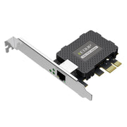 EDUP EP-9635C Scheda di rete cablata per giochi Gigabit da 2,5 Gbps Adattatore di rete Ethernet adattivo per espansione porta Internet ad alta velocità da 2500 M