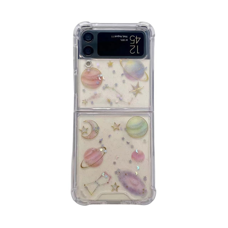 Custodia TPU glitter per Samsung Galaxy Z Flip3 e Z Flip4