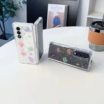 Custodia per cellulare in TPU epossidico con glitter Cosmic Star, For Samsung Galaxy Z Fold3, For Samsung Galaxy Z Fold4