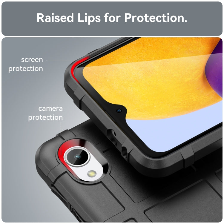 Per Samsung Galaxy A22e Custodia per telefono in TPU antiurto a copertura totale