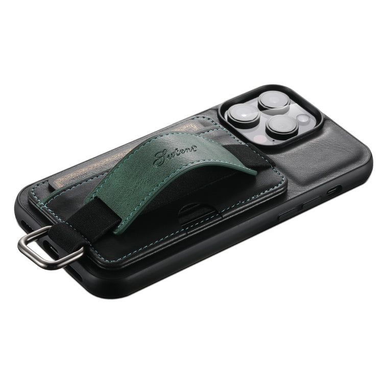 Custodia per telefono in PU con supporto per cinturino da polso per portafoglio per carte Suteni H13, For iPhone 14, For iPhone 14 Pro, For iPhone 14 Plus, For iPhone 14 Pro Max