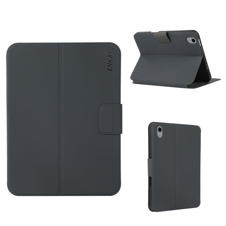 Per iPad 10th Gen 10.9 2022 ENKAY Custodia per tablet in pelle con cover posteriore in TPU ENKAY con portapenne e portapenne