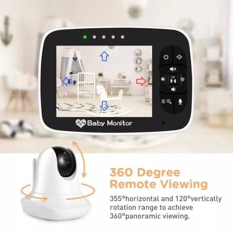 Monitor video wireless 3,5" con visione notturna e audio