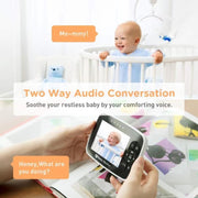 SM935 Schermo LCD da 3,5 pollici Wireless Video Baby Monitor Visione notturna Telecamera IP audio bidirezionale, SM935