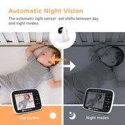 SM935 Schermo LCD da 3,5 pollici Wireless Video Baby Monitor Visione notturna Telecamera IP audio bidirezionale, SM935