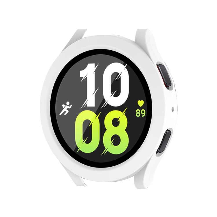 Per Samsung Galaxy Watch4/5 40mm ENKAY Hat-Prince Telaio PC impermeabile a copertura totale + Custodia in vetro temperato 9H