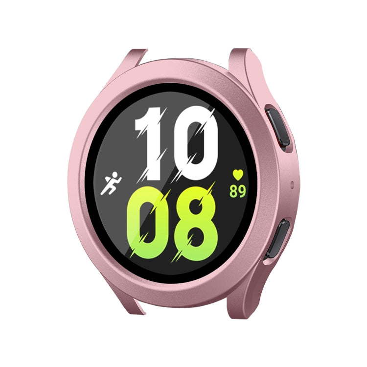 Per Samsung Galaxy Watch4/5 40mm ENKAY Hat-Prince Telaio PC impermeabile a copertura totale + Custodia in vetro temperato 9H
