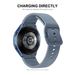 Per Samsung Galaxy Watch4/5 40mm ENKAY Hat-Prince Telaio PC impermeabile a copertura totale + Custodia in vetro temperato 9H