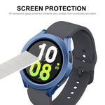 Per Samsung Galaxy Watch4/5 40mm ENKAY Hat-Prince Telaio PC impermeabile a copertura totale + Custodia in vetro temperato 9H