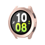 Per Samsung Galaxy Watch4/5 44mm ENKAY Hat-Prince Telaio PC impermeabile a copertura totale + Custodia in vetro temperato 9H