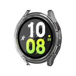 Per Samsung Galaxy Watch4/5 44mm ENKAY Hat-Prince Telaio PC impermeabile a copertura totale + Custodia in vetro temperato 9H