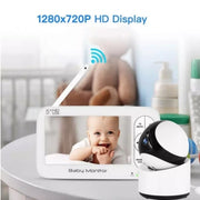DY55A Built-in Ninne Nanne Video Babyphone Schermo da 5 pollici Digital Wireless Baby Monitor Camera, DY55A