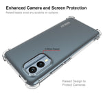 Custodia trasparente TPU per Nokia X30 5G