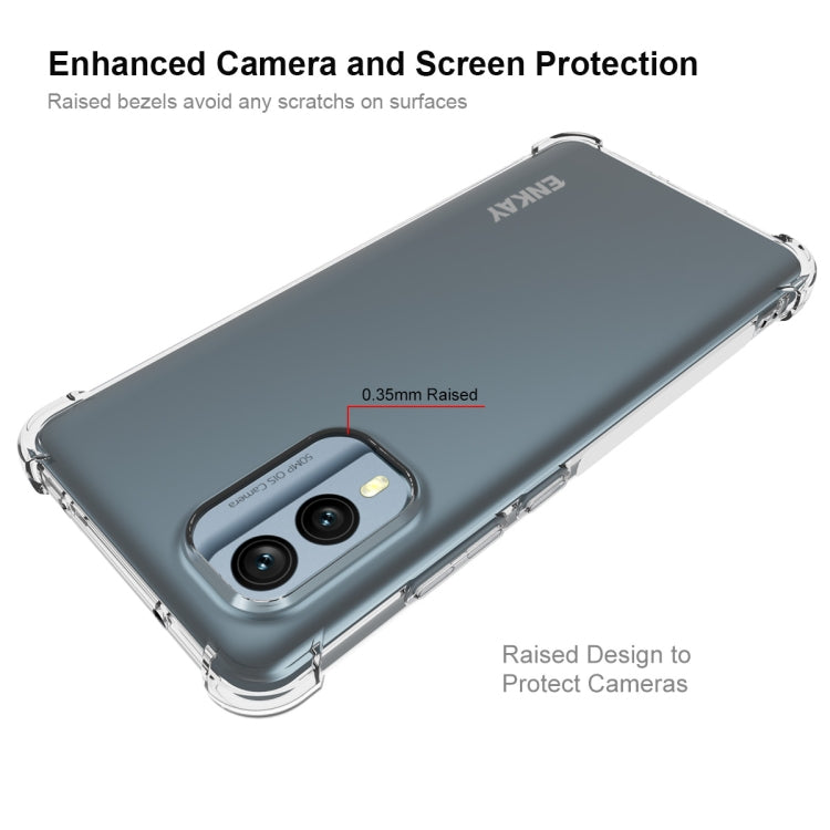 Custodia trasparente TPU per Nokia X30 5G