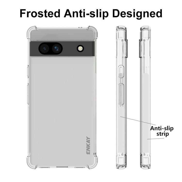 Custodia trasparente TPU per Google Pixel 7A