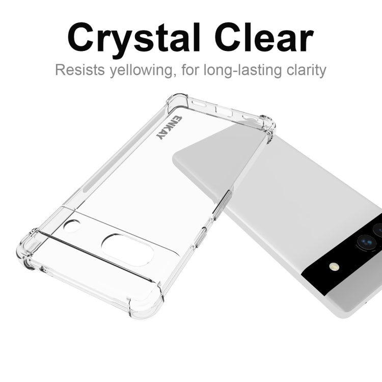 Custodia trasparente TPU per Google Pixel 7A