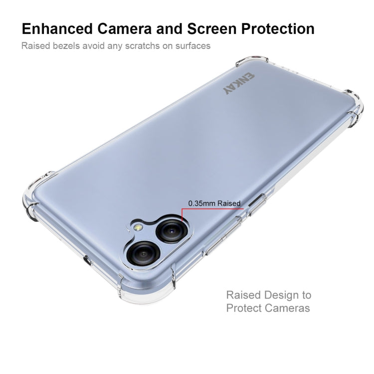 Custodia per telefono antiurto in TPU trasparente ENKAY Hat-Prince, For Samsung Galaxy A04e 4G, For Samsung Galaxy A34, For Samsung Galaxy A54 5G