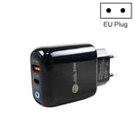 PD04 PD20W + QC18W Caricabatteria per telefono cellulare con indicatore LED, spina europea, EU Plug