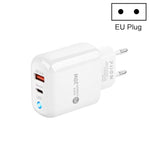 PD04 PD20W + QC18W Caricabatteria per telefono cellulare con indicatore LED, spina europea, EU Plug