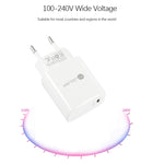 PD11 Singolo caricabatterie rapido PD3.0 USB-C / Type-C da 20 W con cavo dati da 1 m da Type-C a 8 pin, spina EU, EU Plug + Type-C to 8 Pin Cable