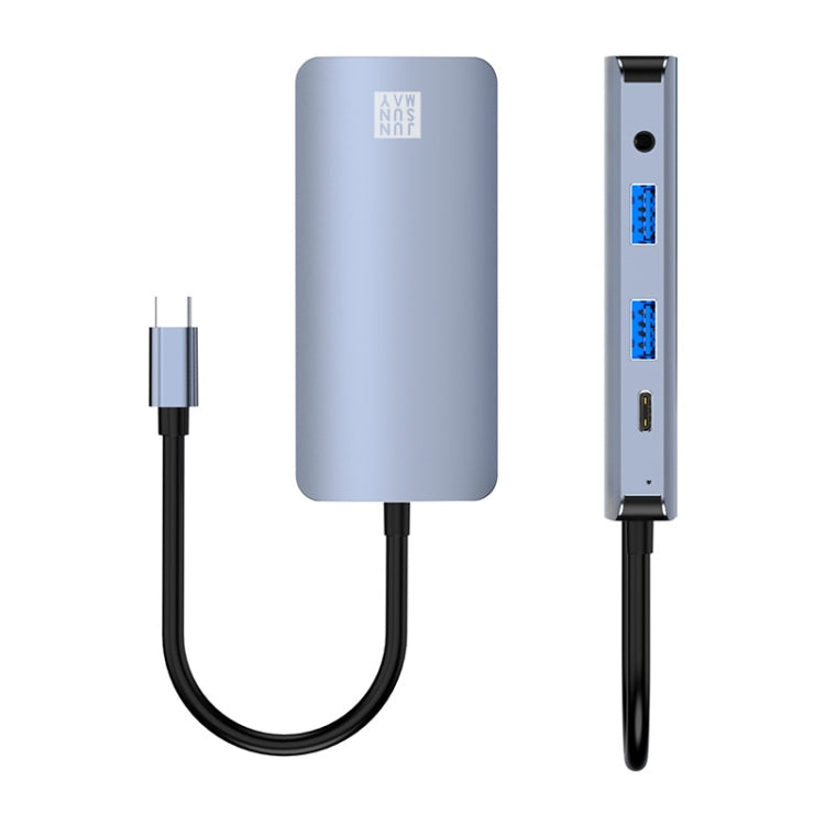 Adattatore docking station USB-C 8 in 1 con HDMI 4K e VGA