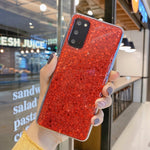 Custodia per telefono in TPU con colla glitter glitterata, For Samsung Galaxy S23 5G, For Samsung Galaxy S23+ 5G, For Samsung Galaxy S23 Ultra 5G