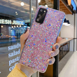 Custodia per telefono in TPU con colla glitter glitterata, For Samsung Galaxy S23 5G, For Samsung Galaxy S23+ 5G, For Samsung Galaxy S23 Ultra 5G